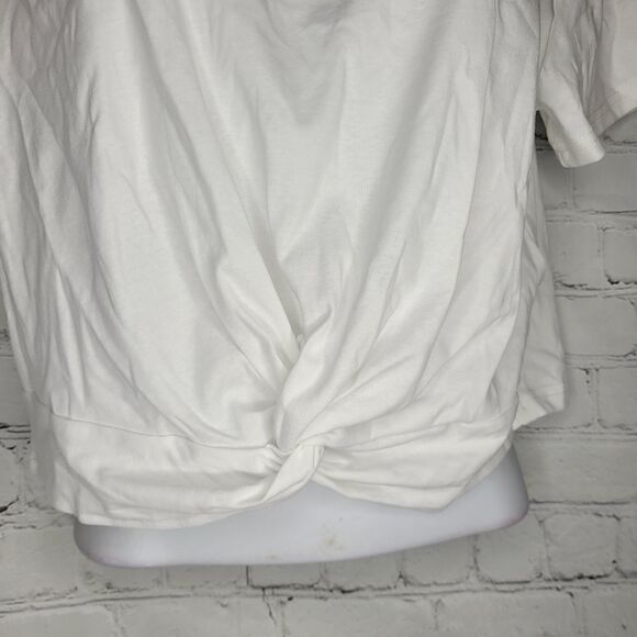 Women's Front Knot Crop Top Large - Picture 2 of 4